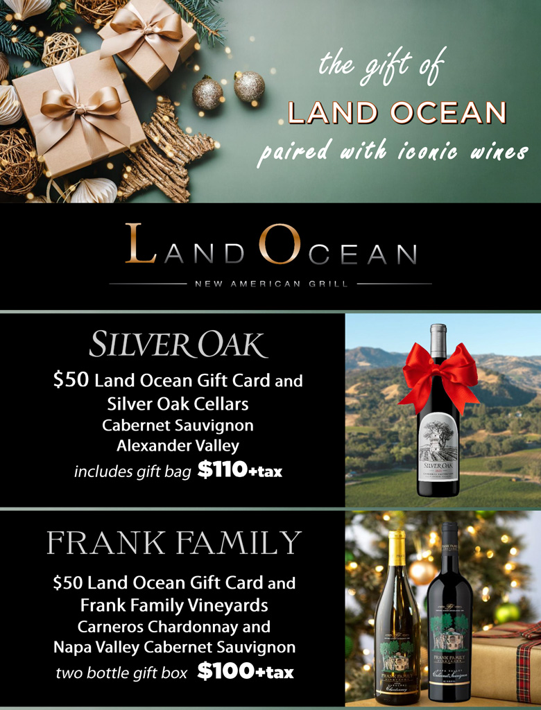 holiday gift card packages reno nevada land ocean